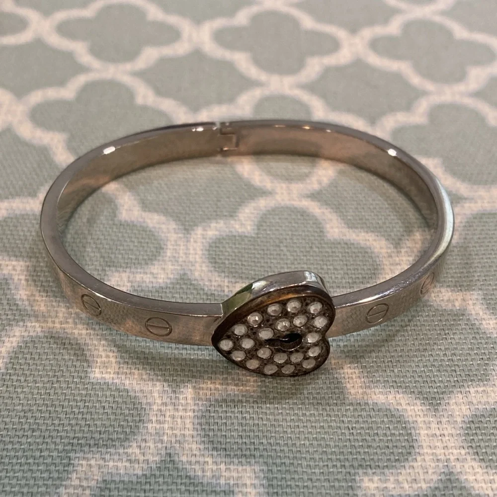 Heart Lock Bracelet with Key